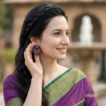 Kalamkari Bloom Earrings - Image 7