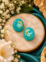 Botanical Oval Earrings 0001