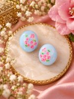 Botanical Oval Earrings 0001 - Image 2