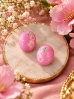 Botanical Oval Earrings 0001 - Image 3