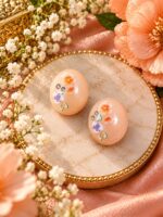 Botanical Oval Earrings 0001 - Image 4
