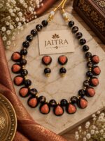 Boho-Chic Terracotta Heart Pendant Set - TCJS0002