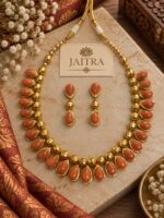 Jaitra Festive Peach Drops - TCJS0006 - Image 2