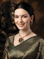 Divine Ganesha Pearl Elegance – Traditional Polymer Clay Jewellery Set-PCJS0005 - Image 2