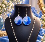 Ocean Whisper – Blue Resin Jewelle-RJS0008 - Image 3