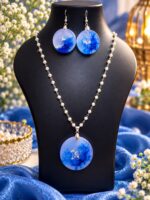 Ocean Whisper – Blue Resin Jewelle-RJS0008 - Image 4