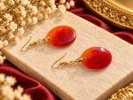 Ruby Flame Elegance – Red Resin Jewellery Set-RJS0013 - Image 4